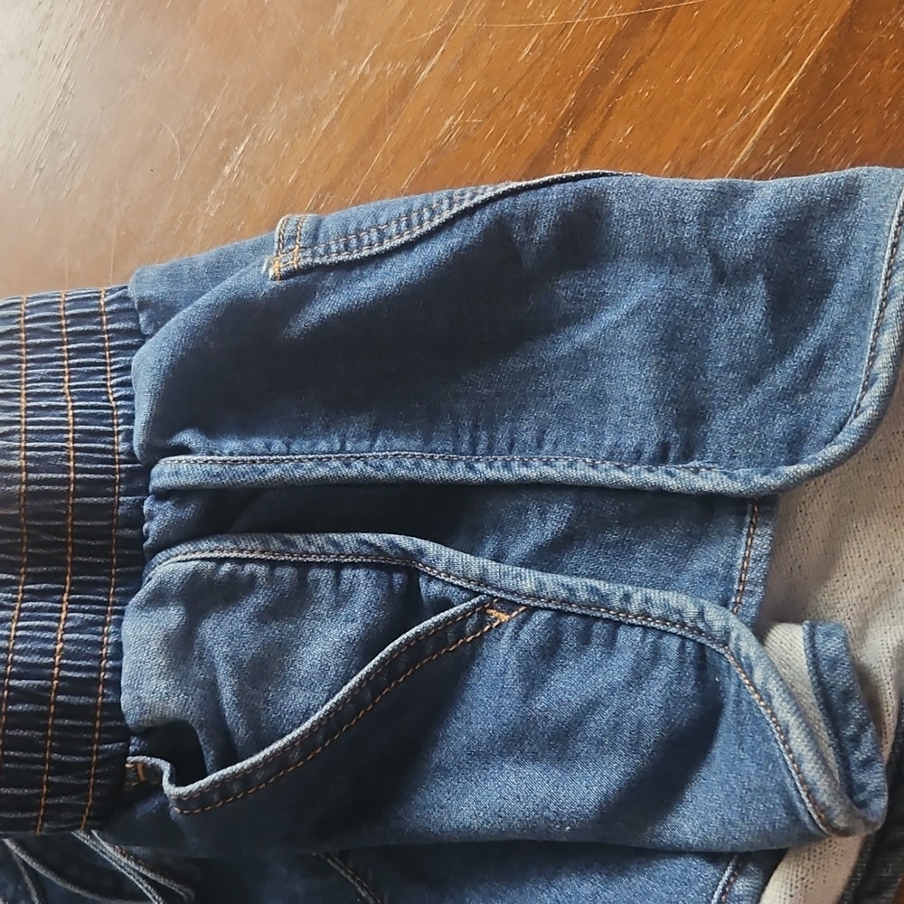 Denim Drawstring Women’s Shorts - Blue Jean - Picture 6 of 9